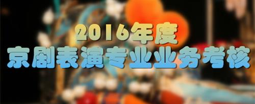 操小处女粉嫩av国家京剧院2016年度京剧表演专业业务考...